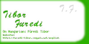 tibor furedi business card